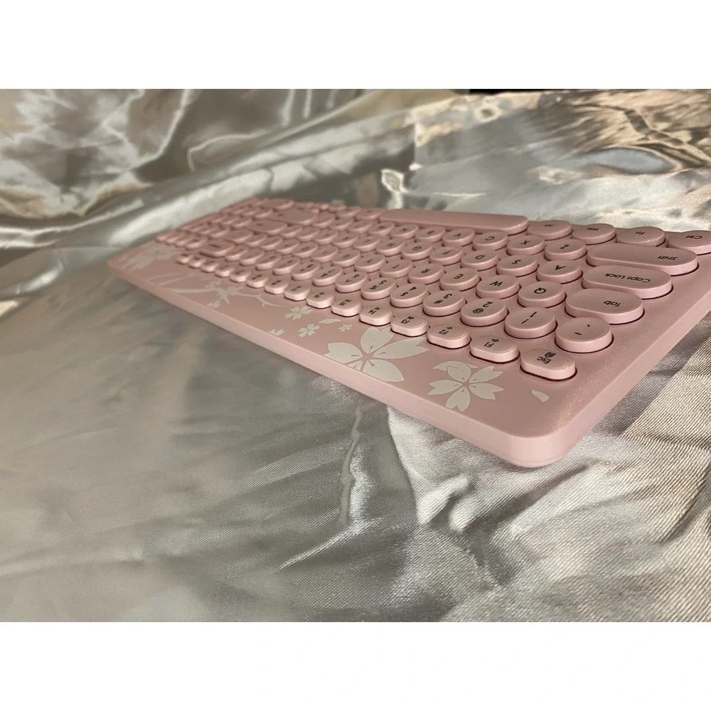Pink Mytrix USB Wireless Keyboard - No USB Adapter - Parts Only Model KMCS01-1